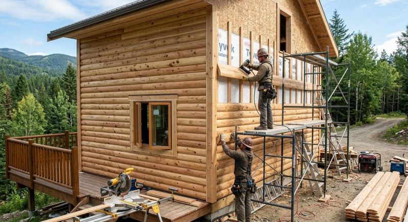 Cabin Siding Installation in Boston, MA