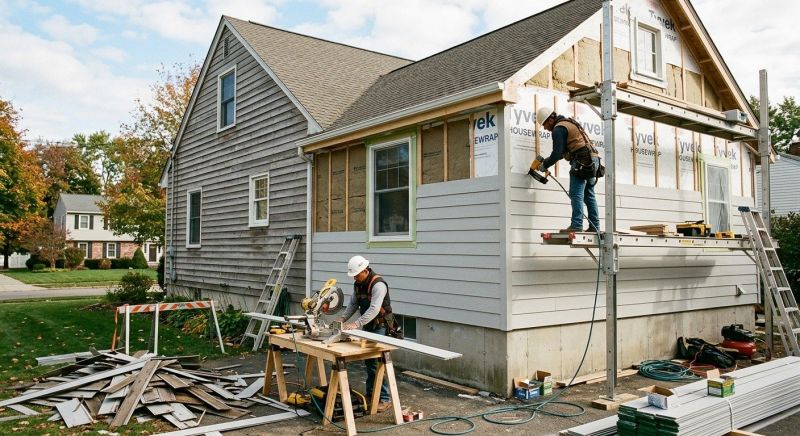 Fiberboard Siding Installation in Boston, MA