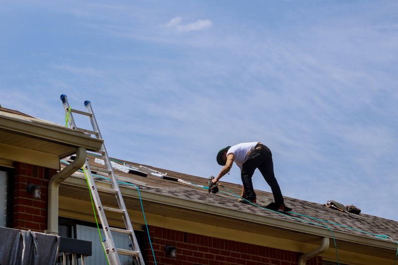 Sunroom Roof Repair in Progress